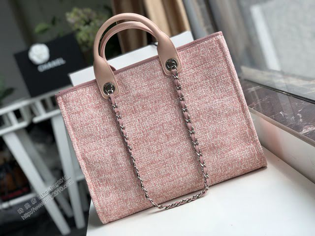 Chanel女包 66941 香奈兒經典款沙灘包 Chanel帆布購物袋  djc4046